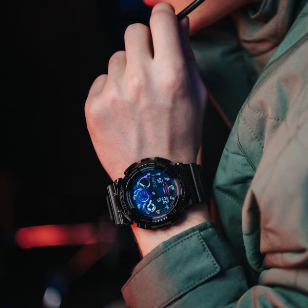 ساعت مچی مردانه کاسیو جی شاک مدل GA-100RGB-1ADR