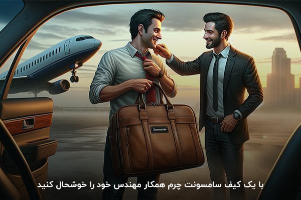 کیف سامسونت چرم انتخاب هوشمندانه برای کادوی روز مهندس