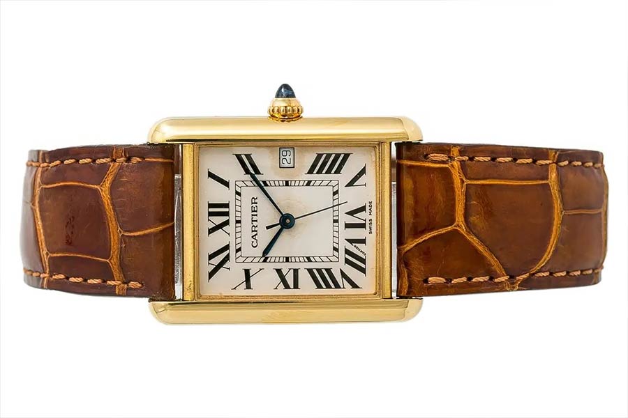 ساعت Cartier Tank- Cream/Off-white dial