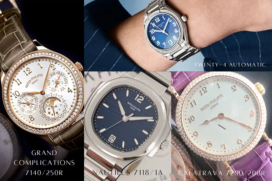 کالکشن Patek Philippe، ترکیبی ایدئال از زیبایی، نوآوری و عملکرد را به‌نمایش می‌گذارند.