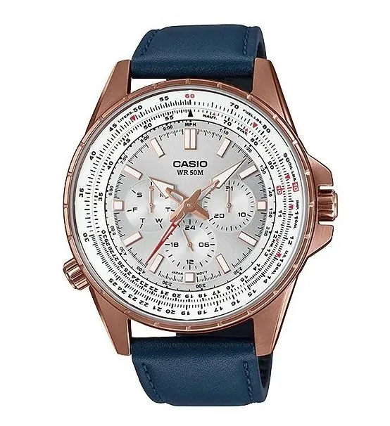 ساعت مچی مردانه کاسیو | CASIO-MTP-SW320RL-7A