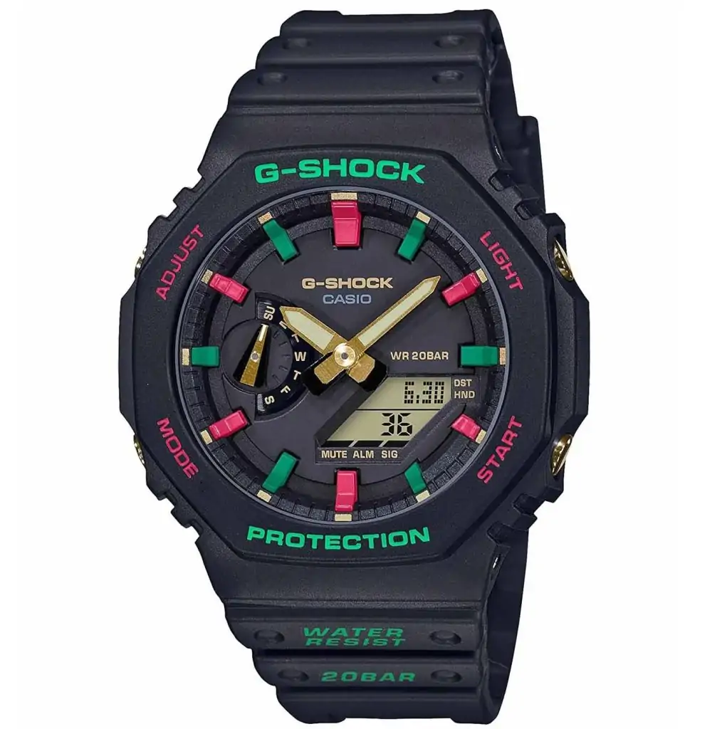 ساعت مچی مردانه کاسیو جی شاک مدل GA-2100TH-1A